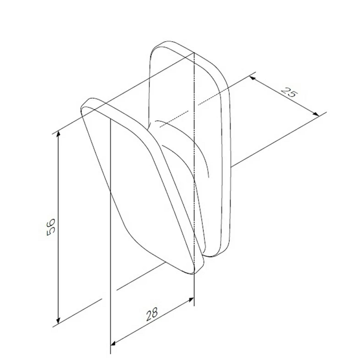 Крючок для полотенец AM.PM Inspire 2.0, хром