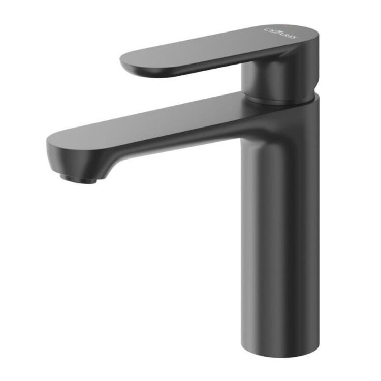 Смеситель для раковины Cezares STYLUS-LS-NOP без донного клапана, черный матовый